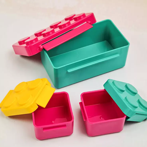 ظرف غذای کودک لیلیان 3 تکه طرح پازل Lilian Lunch Box_اسباب بازی